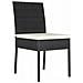Set da Pranzo per Giardino 7 pcs Nero Poly Rattan - Foto miniatura 6