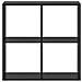 Armadio per Libri Rovere nero 69.5 x 29 x 69.5 cm - Foto miniatura 5