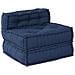 Cuscino 3 pcs Blu 70 x 70 x 54 cm Poliestere - Foto miniatura 6