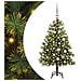 Albero di Natale artificiale pieghevole con coni Verde 150 cm - Foto miniatura 1
