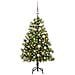 Albero di Natale artificiale pieghevole con coni Verde 150 cm - Foto miniatura 2