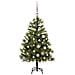 Albero di Natale artificiale pieghevole con coni Verde 150 cm - Foto miniatura 3
