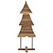 Albero di Natale Marrone 90 cm Legno massello di teak - Foto miniatura 5