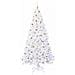 Albero di Natale artificiale Bianco 240 cm PVC e Acciaio - Foto miniatura 3