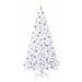 Albero di Natale artificiale Bianco 240 cm PVC e Acciaio - Foto miniatura 4