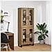 Credenza 2 pcs Rovere artigianale Legno Stratificato e Vetro - Foto miniatura 4