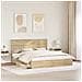 Letto con Contenitore con testiera Rovere Sonoma 180 x 200 cm - Foto miniatura 3