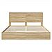 Letto con Contenitore con testiera Rovere Sonoma 180 x 200 cm - Foto miniatura 8