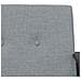 poltrona Grigio chiaro 59 x 75 x 78 cm Tessuto - Foto miniatura 7