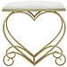 SGABELLO HEART CREMA CM 50X37,5X51,5 - Foto miniatura 1