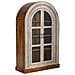 Vetrina In Legno Bianco Fatta A Mano 112x41x181h Cm - Foto miniatura 1