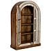 Vetrina In Legno Bianco Fatta A Mano 112x41x181h Cm - Foto miniatura 5