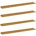 Scaffale da parete 4 pcs Beige 100 x 9 x 3 cm Legno multistrato - Foto miniatura 1