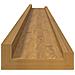 Scaffale da parete 4 pcs Beige 100 x 9 x 3 cm Legno multistrato - Foto miniatura 8