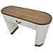 Tavolo Consolle Vkh611-bianco-mdf-121x40x78 Cm - Foto miniatura 4