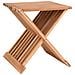 Sgabello Basso Erto-marrone-legno-35x40x45 Cm - Foto miniatura 1
