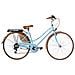 Bici Misura 28 City Bike Vintage Linea Sport Rondine Bicicletta Da Donna Con Cambio 6v Completa Di Accessori Luci A Led - 44 Azzurro - Foto miniatura 1