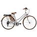 Bici Misura 28 City Bike Vintage Linea Sport Rondine Bicicletta Da Donna Con Cambio 6v Completa Di Accessori Luci A Led - 44 Azzurro - Foto miniatura 3