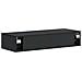 Tavolino da Parete Laterale Nero 87,5 x 34,5 x 17 cm - Foto miniatura 6