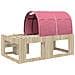 Letto con Tunnel 3 pz Rovere Sonoma e Rosa Legno multistrato - Foto miniatura 8