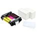 Pack consumabili Nastro a colori YMCKO con 100 badge in PVC - Foto miniatura 1