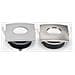 Porta Faretti Led Gu10 Incasso Ip54 Fisso In Acciaio Quadrato Nickel Satinato Vt-787 3616 - Foto miniatura 1