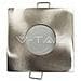 Porta Faretti Led Gu10 Incasso Ip54 Fisso In Acciaio Quadrato Nickel Satinato Vt-787 3616 - Foto miniatura 2