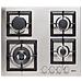 Piano Cottura PIAP601INWS a Gas 4 Fuochi Gas Colore Inox - Foto miniatura 2