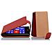 Custodia Compatibile Con Nokia Lumia 925 In Rosso Cremisi - Coperchio Protettivo In Design Flip Realizzato In Similpelle Testurizzata - Foto miniatura 1