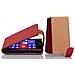 Custodia Compatibile Con Nokia Lumia 925 In Rosso Cremisi - Coperchio Protettivo In Design Flip Realizzato In Similpelle Testurizzata - Foto miniatura 4
