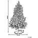 Albero Di Natale Innevato Bianco 180 Cm Tomichi - Foto miniatura 5