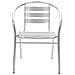Sedie Impilabili per Esterno 4 pz in Alluminio - Foto miniatura 2