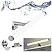 Chrome Luce Rivestimento Dello Specchio Del Led Bagno Luce Make-up Light Bagno Luce Del Governo A Plafone Luce Illuminazione Del Governo Della Luce Del Morsetto Bianco Neutro 4000k 8w 230 V 640lm Ip44 Lunghezza 400 Millimetri - Foto miniatura 1