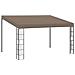 Gazebo a Parete 4x3 m Talpa in Tessuto - Foto miniatura 1