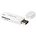 CR0034A USB 3.0 Bianco lettore di schede - Foto miniatura 1