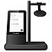 Cuffie WH66 Wireless Bluetooth Microfono Dual Teams Colore Nero - Foto miniatura 5