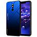 Custodia Compatibile Con Huawei Mate 20 Lite In Blu - Nero - Coperchio Protettivo Bicolore In Vetro Temperato E Silicone Tpu - Foto miniatura 1