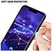Custodia Compatibile Con Huawei Mate 20 Lite In Blu - Nero - Coperchio Protettivo Bicolore In Vetro Temperato E Silicone Tpu - Foto miniatura 5