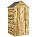 Ripostiglio Attrezzi Giardino Con Porta 107x107x220 Cm In Pino - Foto miniatura 2