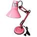 Lumetto Da Tavolo Scrivania Lume Braccio Snodabile Morsetto Lampada Rosa - Foto miniatura 1