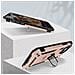 Cover Iphone 14 Pro Anti-urto Ibrida Anello Sostegno Funzione Supporto Rose Gold - Foto miniatura 4