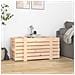 Contenitore Portaoggetti 91x40,5x42 Cm Legno Massello Di Pino - Foto miniatura 3