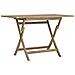 Tavolo Da Giardino Pieghevole Grigio120x70x75 Cm Massello Teak - Foto miniatura 2