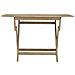 Tavolo Da Giardino Pieghevole Grigio120x70x75 Cm Massello Teak - Foto miniatura 3