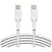 Cavo Intrecciato da USB-C a USB-C da 60 W (1 m / 2 confezioni) Bianco - Foto miniatura 1