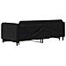 Divano Letto Estraibile Con Cassetti Nero 90x190 Cm In Tessuto - Foto miniatura 4