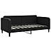 Divano Letto Estraibile Con Cassetti Nero 90x190 Cm In Tessuto - Foto miniatura 5