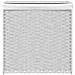 Cesto Portabiancheria 2 Sezioni Bianco 53x35x57 Cm Polyrattan - Foto miniatura 3
