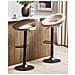 Set Di 2 Sedie Alte Peoria Pelle Sintetica Beige Chiaro - Foto miniatura 1