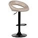 Set Di 2 Sedie Alte Peoria Pelle Sintetica Beige Chiaro - Foto miniatura 3